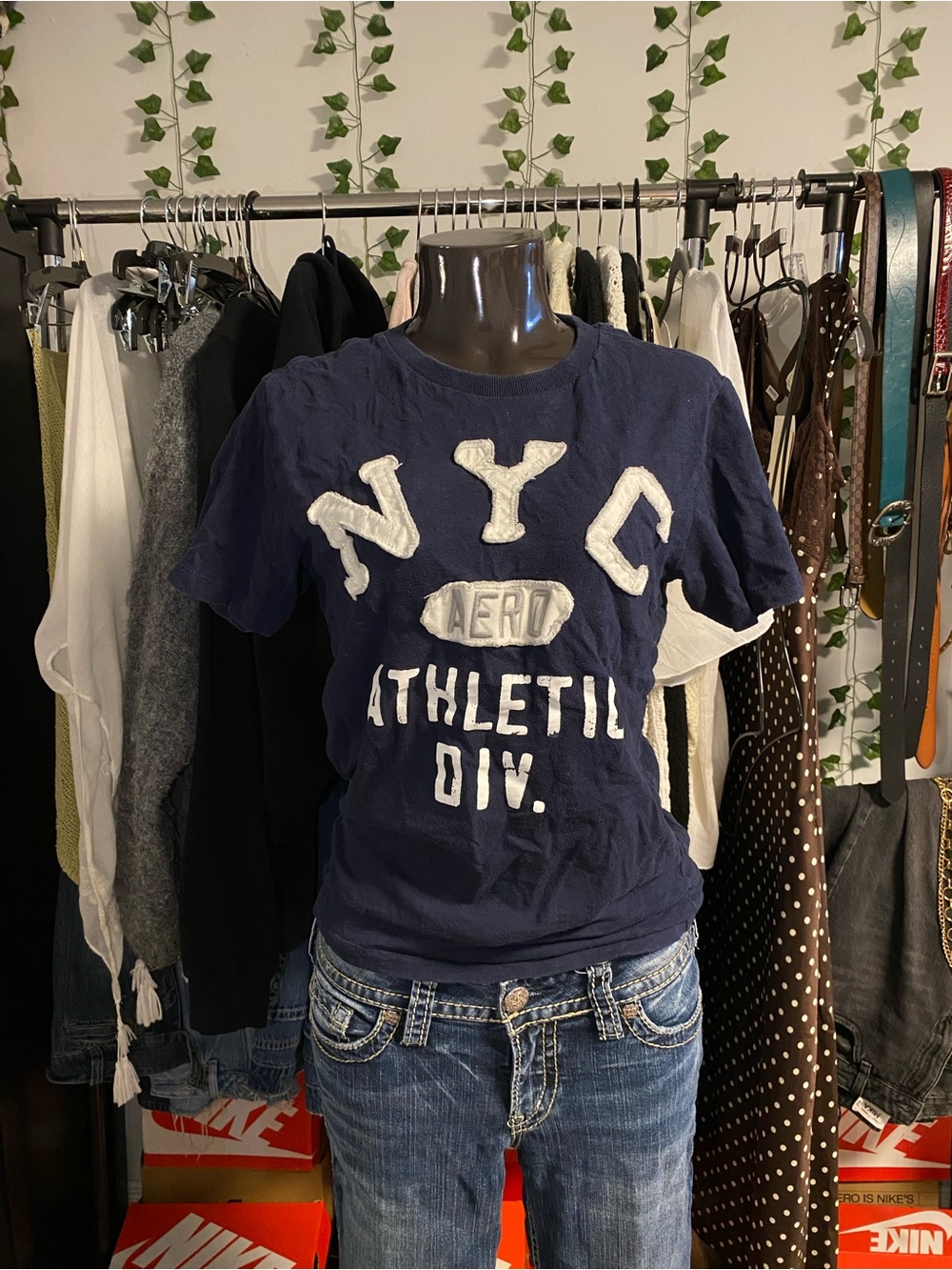 Aeropostale NYC Navy Graphic Tee